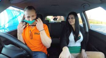 FakeDrivingSchool Eleman Ehliyet Hocası Jasmine Sinirlenince Hunharca Amına Koydu Türkçe Altyazılı Porno